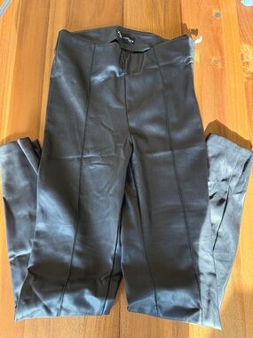 Zara faux leather pants